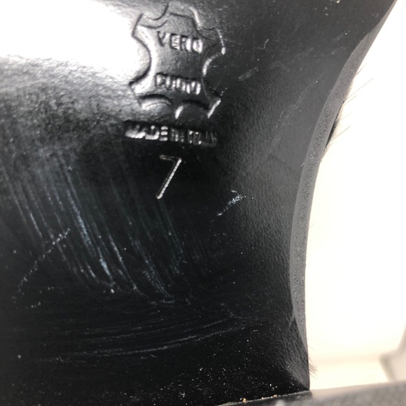 New Aquatalia Leather Calf Hair Snakeskin Boots - Picture 9 of 10